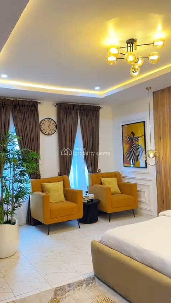 a Brand New Luxury 4bedroom Duplex with 3 Balconies, Ps5, Gym,, Off Agboola Aina, Ikeja, Lagos, Flat / Apartment Short Let