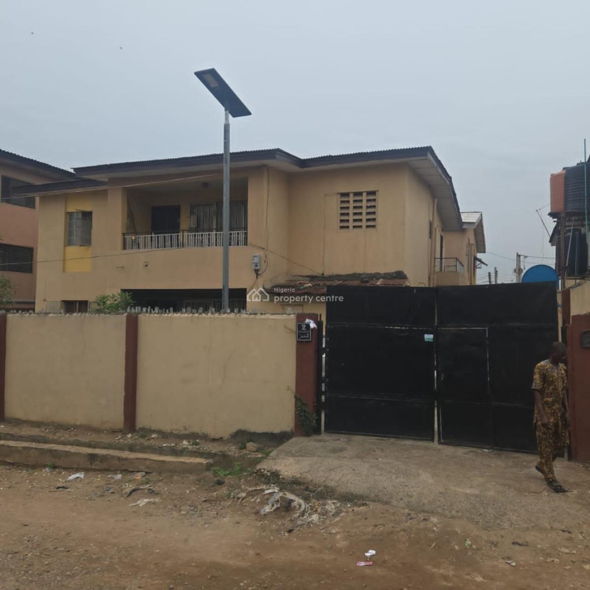 2 Units of 3 Bedroom Detached House on 450sqm Land in Ikeja, Risikat Ojikutu Street, Ogba, Ikeja, Lagos, Flat / Apartment for Sale
