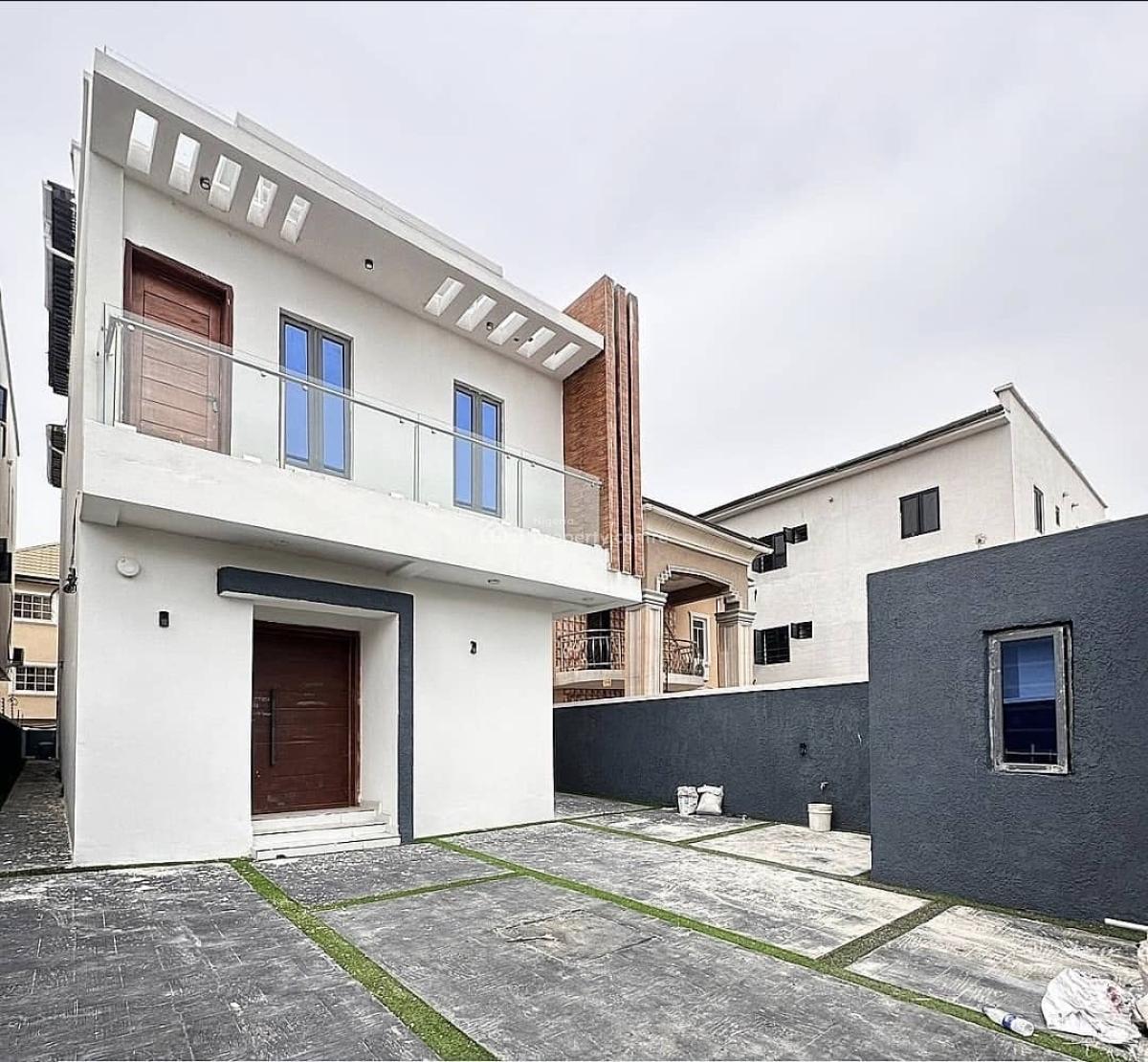 Newly Built 4bedroom Fully Detached Duplex,bq, Pool, 24hrs Light, Ado Road, Ajah, Lagos, Detached Duplex for Rent