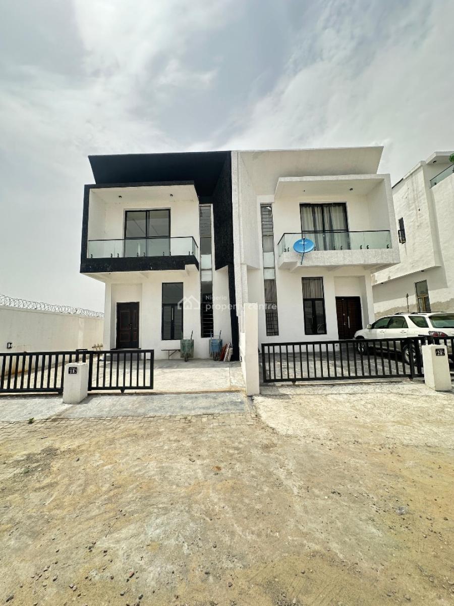 Well-built Luxury Spacious 4 Bedroom Semi-detached Duplex with Bq, Ajah, Lekki, Lagos, Semi-detached Duplex for Sale
