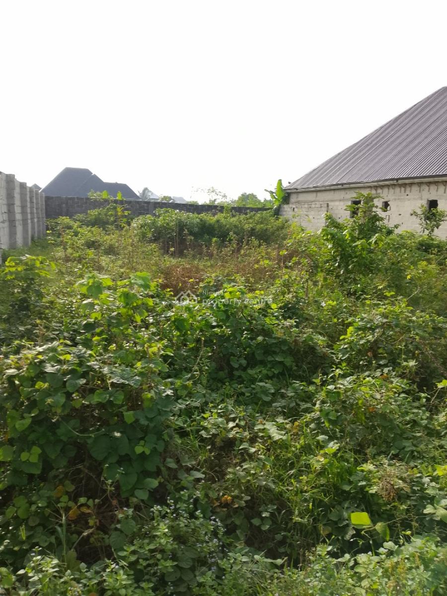 One Plot of Land with Federal Light in The Area, By Chinyere Maternity, Eneka, Port Harcourt, Rivers, Residential Land for Sale