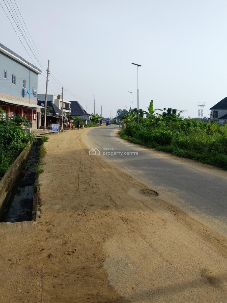 One Plot of Land with Federal Light in The Area, By Chinyere Maternity, Eneka, Port Harcourt, Rivers, Residential Land for Sale