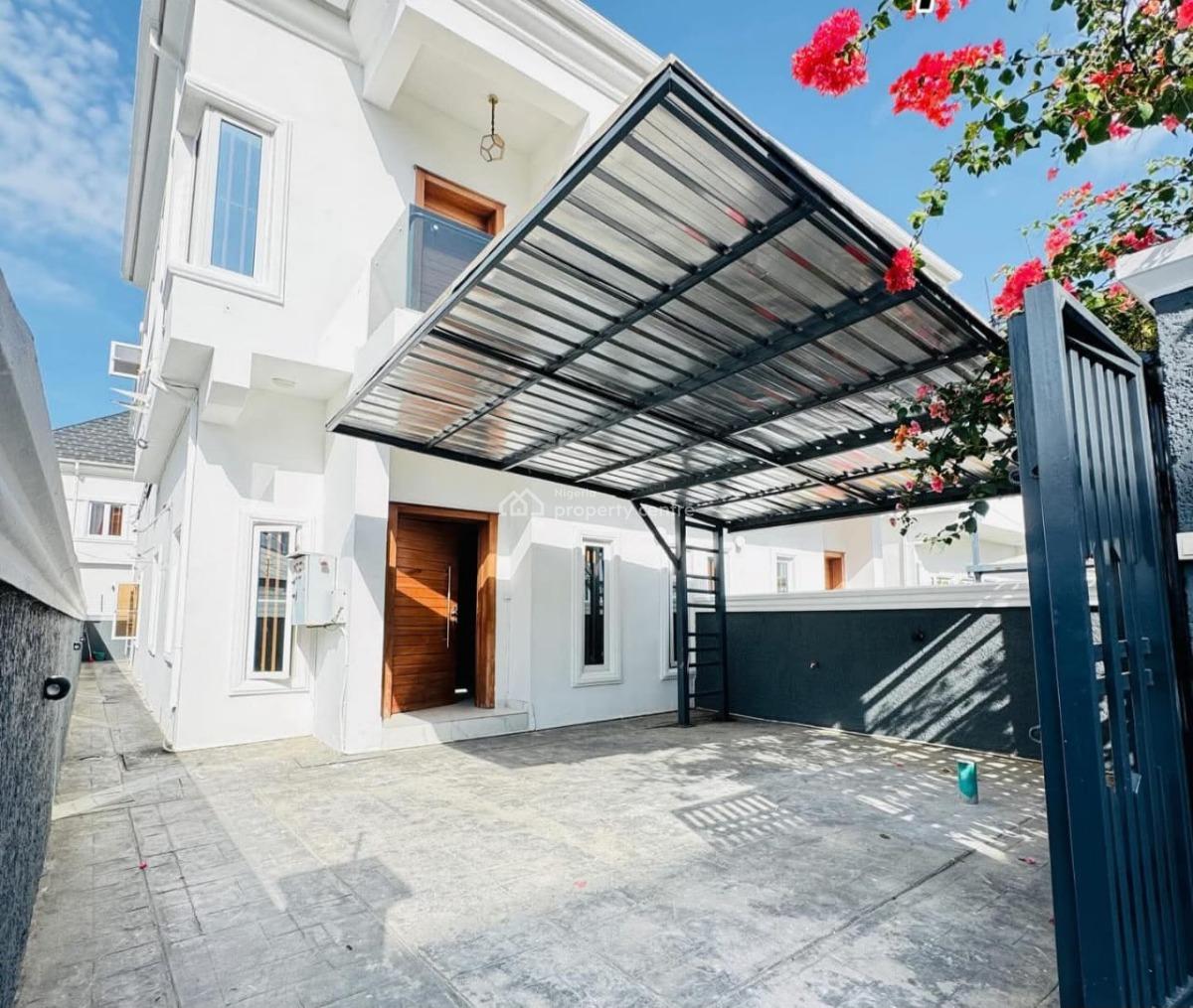 4 Bedroom Semi Detach with Bq, Osapa, Lekki, Lagos, Semi-detached Duplex for Rent