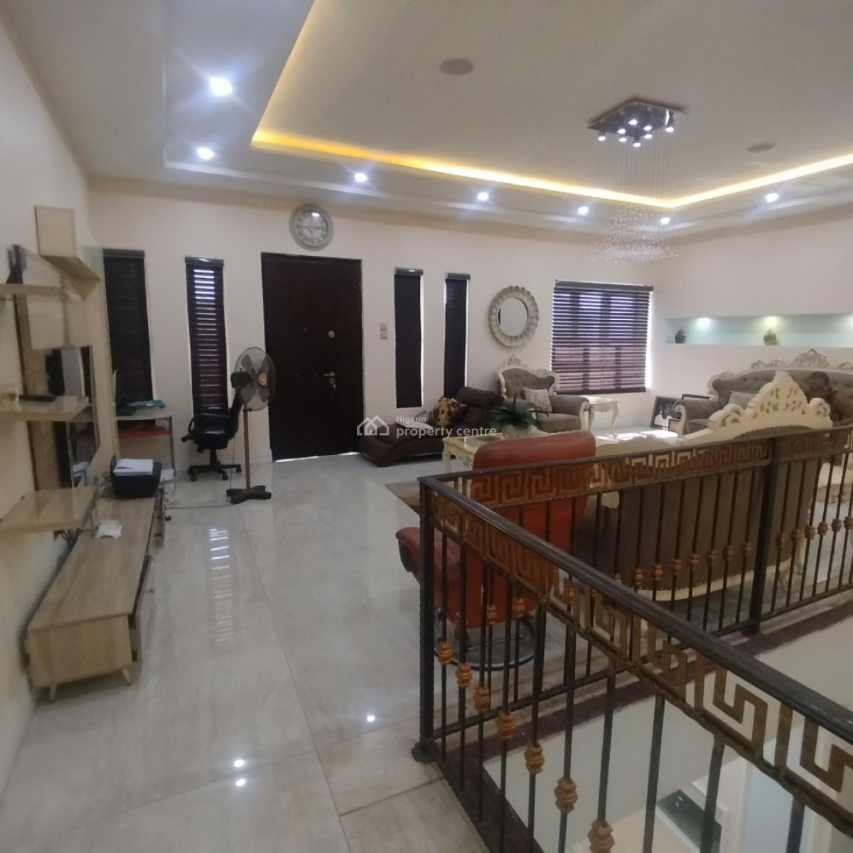 Luxury 6 Bedroom Fully Detached Duplex with Bq and Swimming Pool, Pinnock Beach Estate, Osapa, Lekki, Lagos, Detached Duplex for Sale