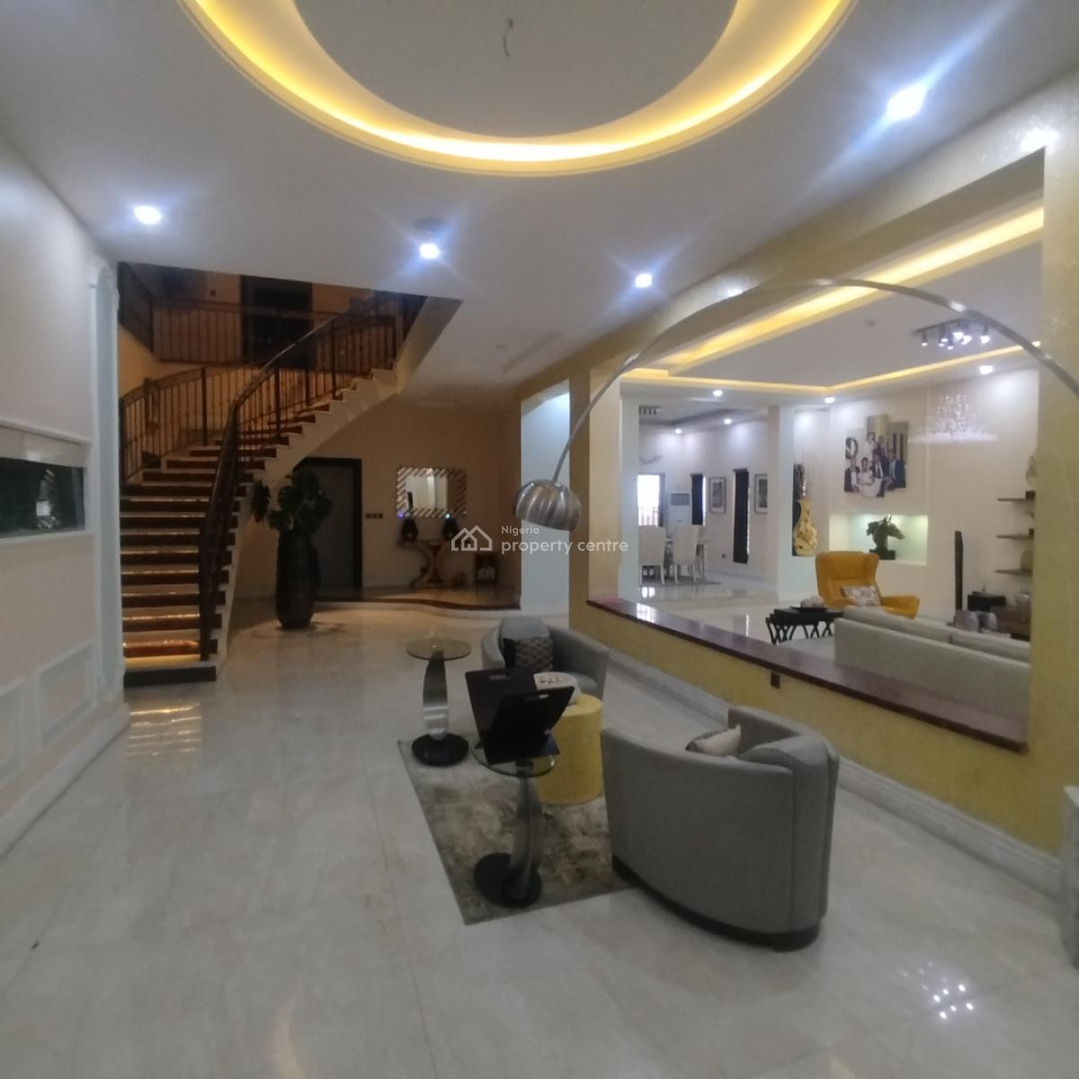 Luxury 6 Bedroom Fully Detached Duplex with Bq and Swimming Pool, Pinnock Beach Estate, Osapa, Lekki, Lagos, Detached Duplex for Sale