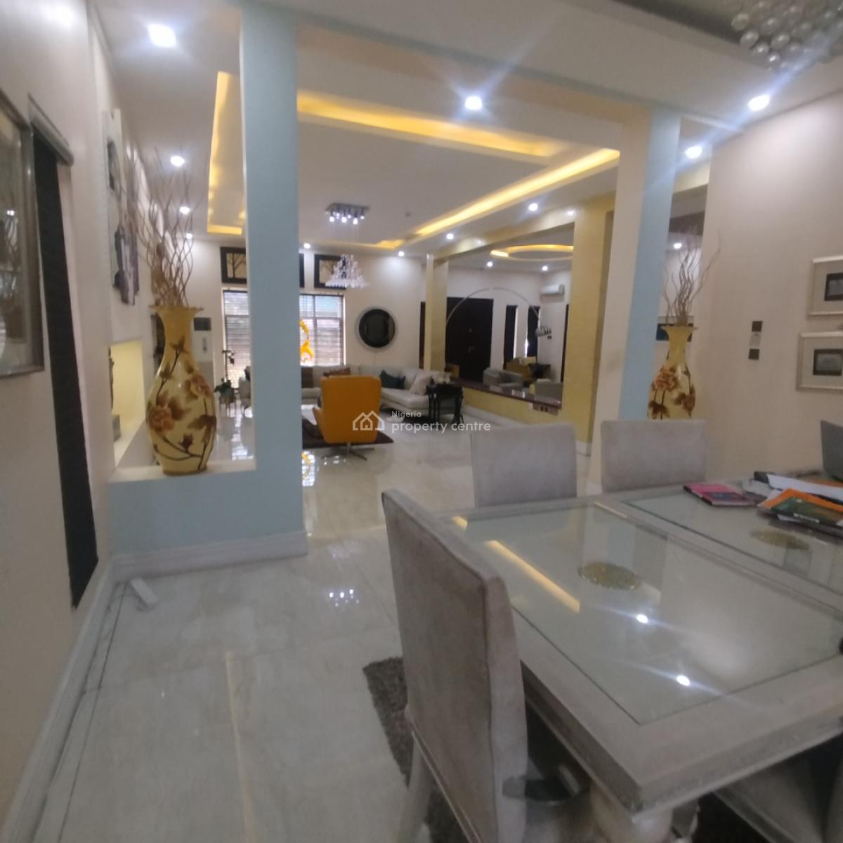 Luxury 6 Bedroom Fully Detached Duplex with Bq and Swimming Pool, Pinnock Beach Estate, Osapa, Lekki, Lagos, Detached Duplex for Sale