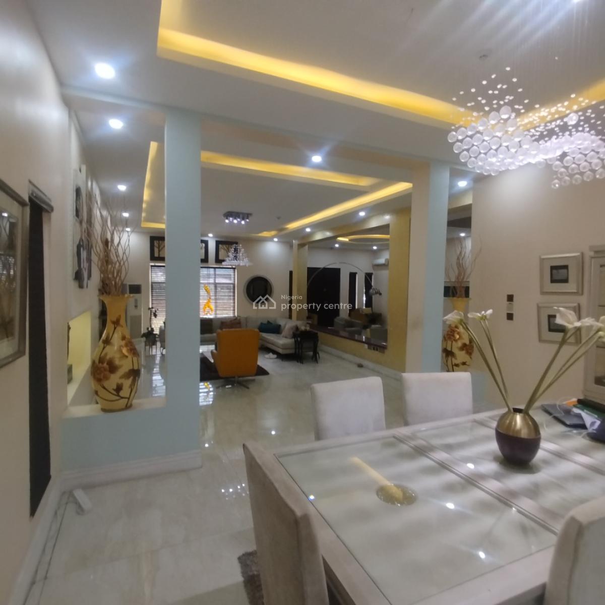 Luxury 6 Bedroom Fully Detached Duplex with Bq and Swimming Pool, Pinnock Beach Estate, Osapa, Lekki, Lagos, Detached Duplex for Sale