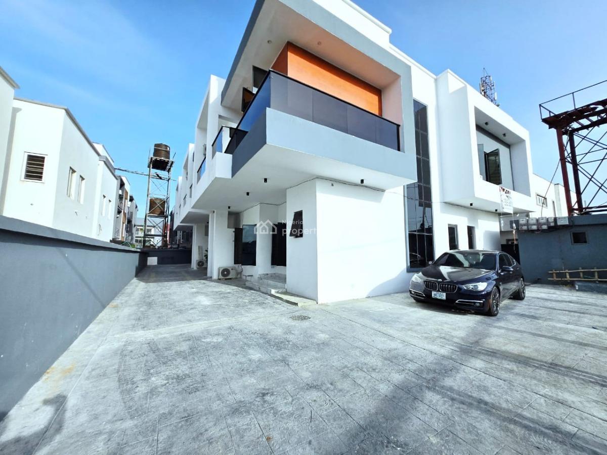 Brand New 4 Bedroom Terrace Duplex, Osapa, Lekki, Lagos, Terraced Duplex for Sale