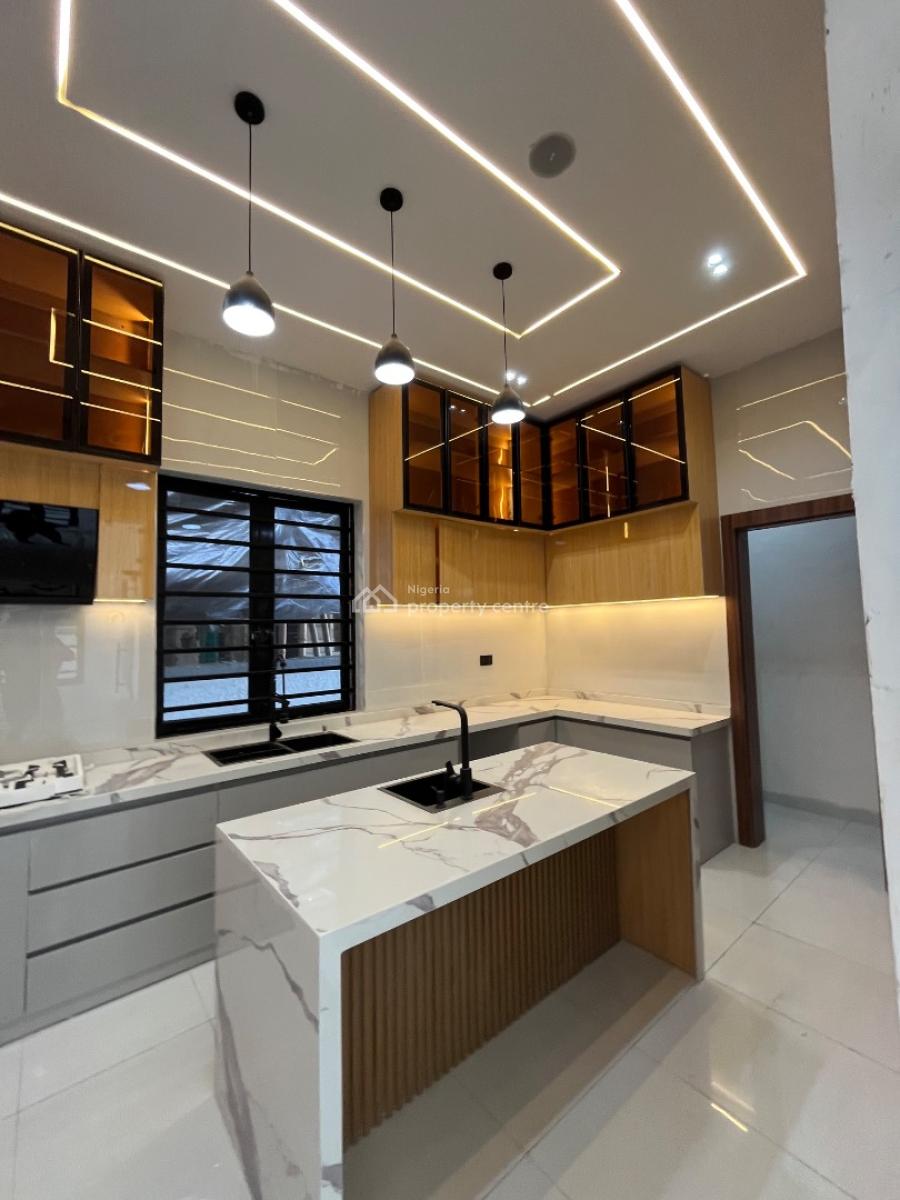 5 Bedroom Fully Detached Duplex with Bq,pool and in House Gym, Ajah, Lagos, Detached Duplex for Sale