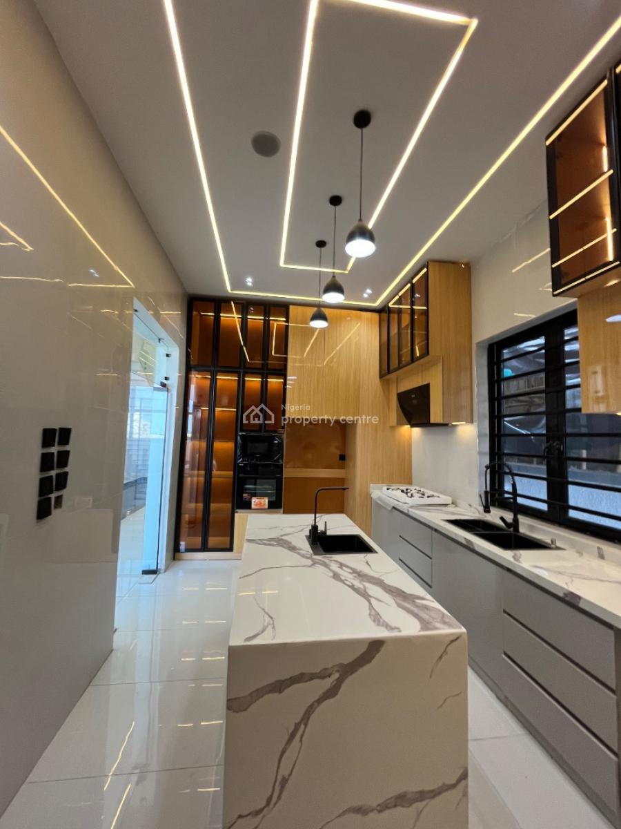 5 Bedroom Fully Detached Duplex with Bq,pool and in House Gym, Ajah, Lagos, Detached Duplex for Sale