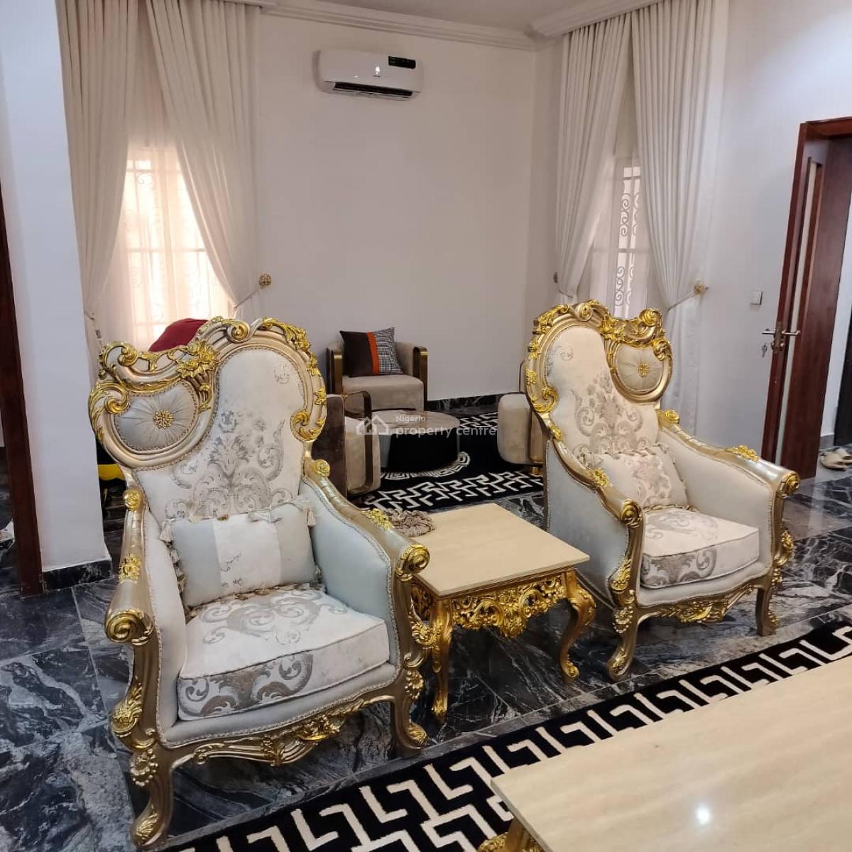 5 Bedrooms Stand Alone Fully Furnished Duplex with Separate 2 Rooms Bq, Guzape District, Abuja, Detached Duplex for Sale