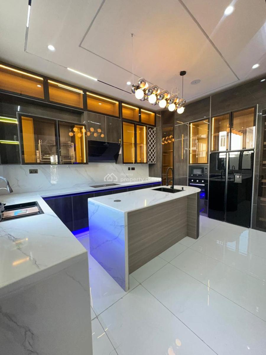 Ultra-luxury Spacious 5 Bedroom Fully Detached Duplex, Chevron, Lekki, Lagos, Detached Duplex for Sale