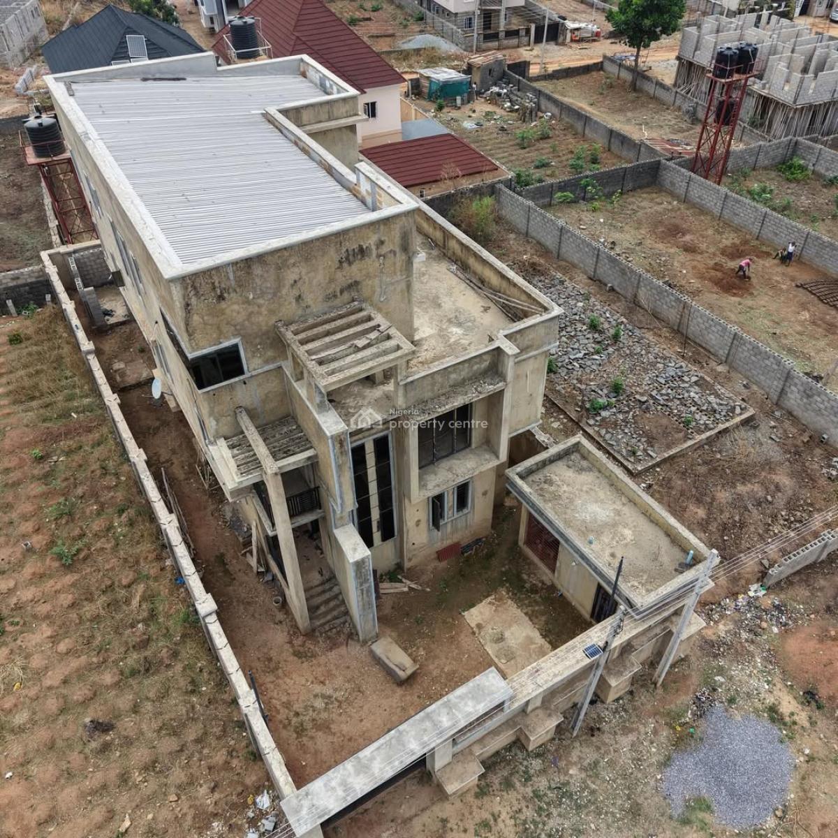 5 Bedroom Detached Duplex 1 Room Bq (semi Finished), Apo Resettlement, Apo, Abuja, Detached Duplex for Sale
