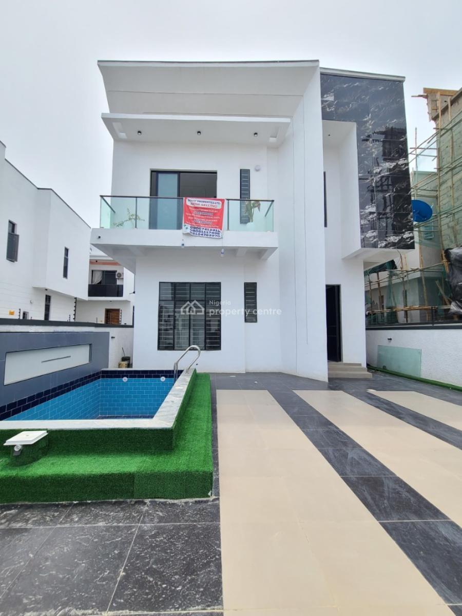 5 Bedroom Detached Duplex + Bq + Pool, Lekki, Lagos, House for Sale