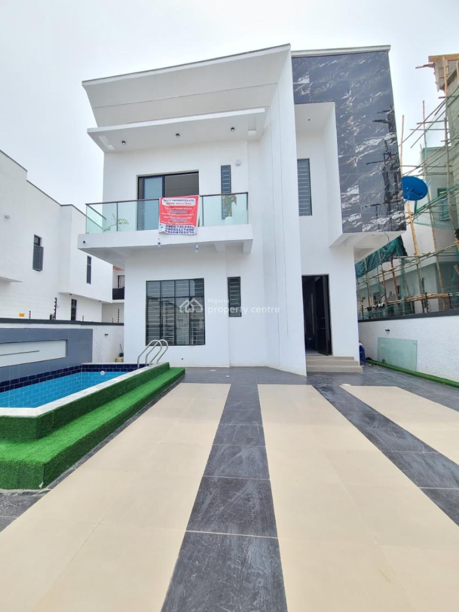 5 Bedroom Detached Duplex + Bq + Pool, Lekki, Lagos, House for Sale