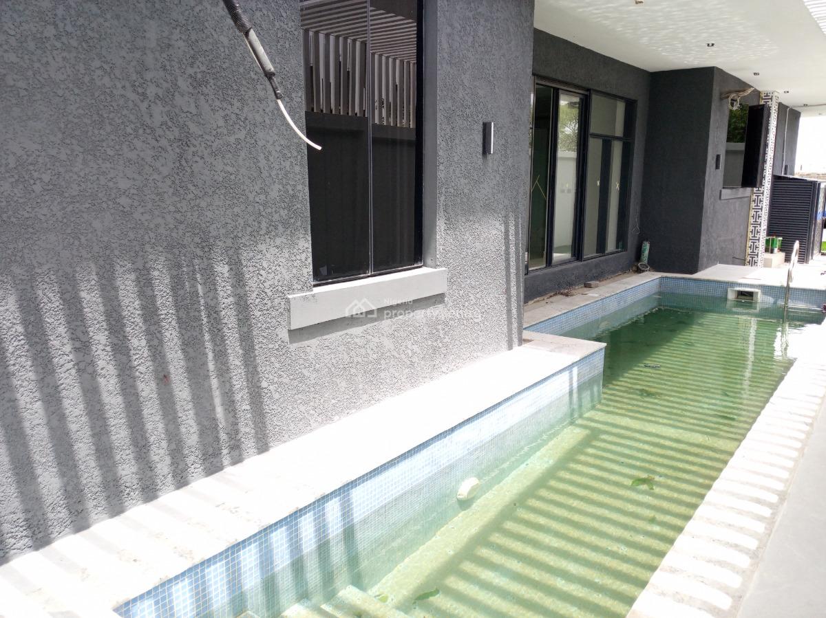Good Looking 5 Bedroom Semi Detached with Pool, Cinema, Study and Gym, Ikate, Lekki, Lagos, Semi-detached Duplex for Sale