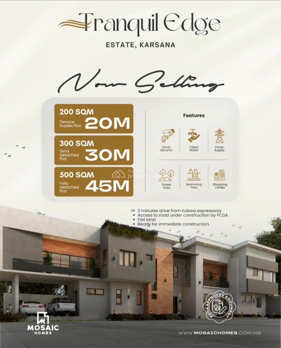Buy and Build in Abuja with Instant Allocation and Fcda, Karsana, Karsana, Abuja, Residential Land for Sale