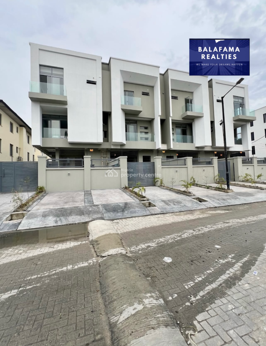 Luxury 3 Bedroom Terrace + Bq, Lekki Phase 1, Lekki, Lagos, Terraced Duplex for Sale