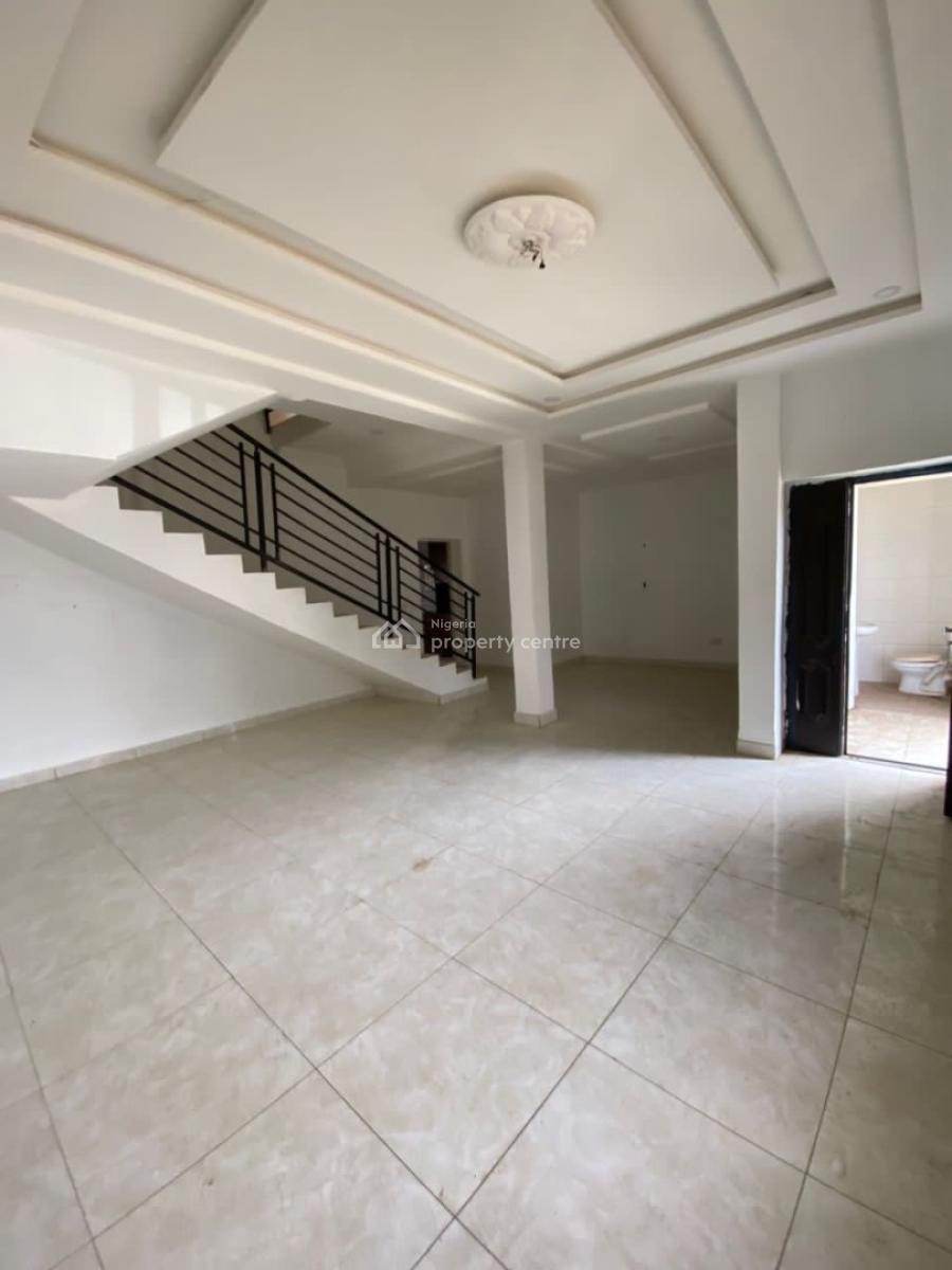 Standard 3-bedroom Terrace Duplex with Bq and Personal Backyard, Step One Estate, Karsana, Abuja, Terraced Duplex for Rent