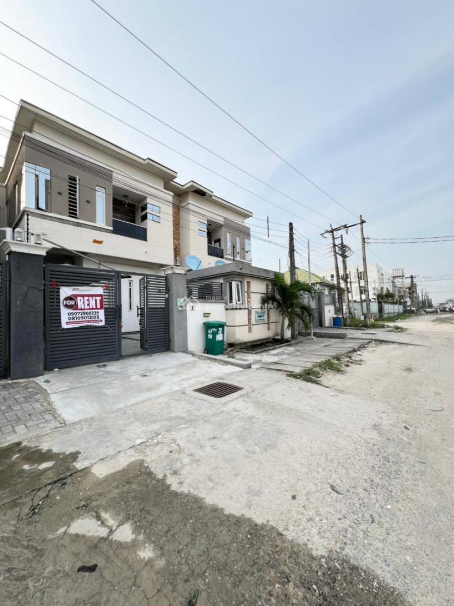 Lovely 4 Bedroom Semi Detached Duplex with Bq in a Secure Estate, Ologolo, Lekki, Lagos, Semi-detached Duplex for Rent