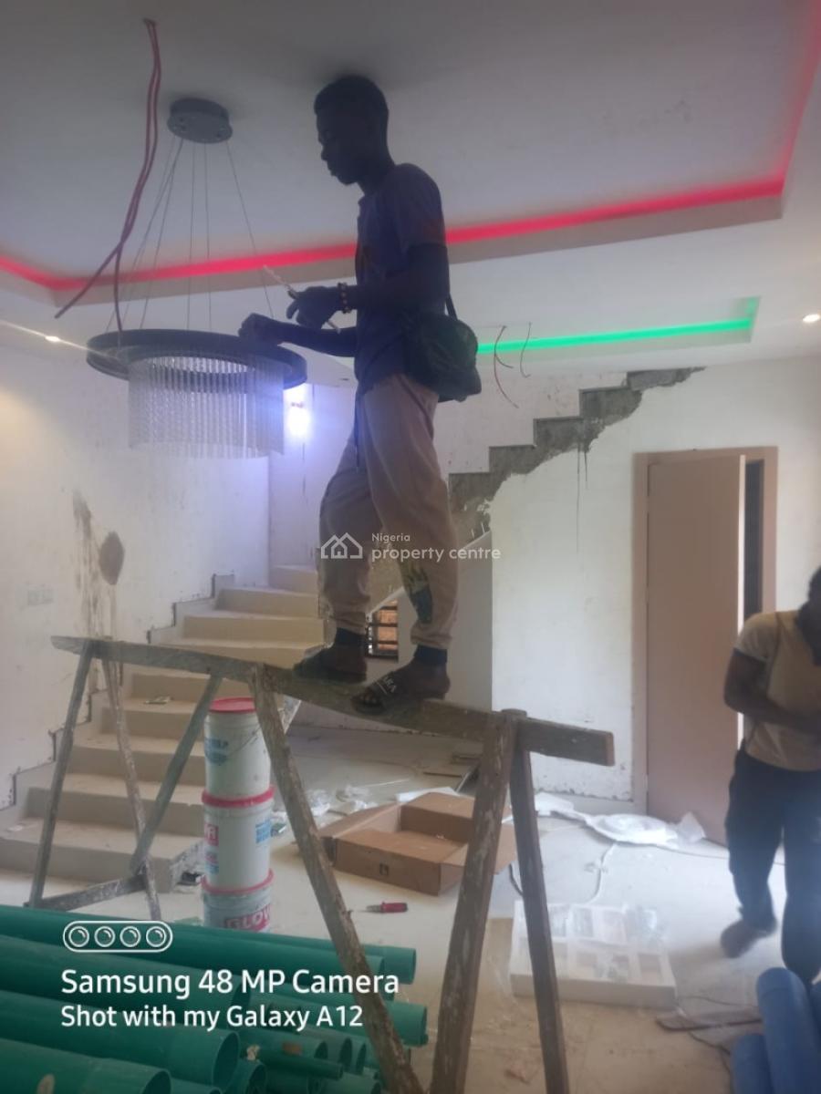 5bedroom Fully Detached Duplex with a Room Bq with Its Own Separate Ga, Alaka, Surulere, Lagos, Detached Duplex for Sale