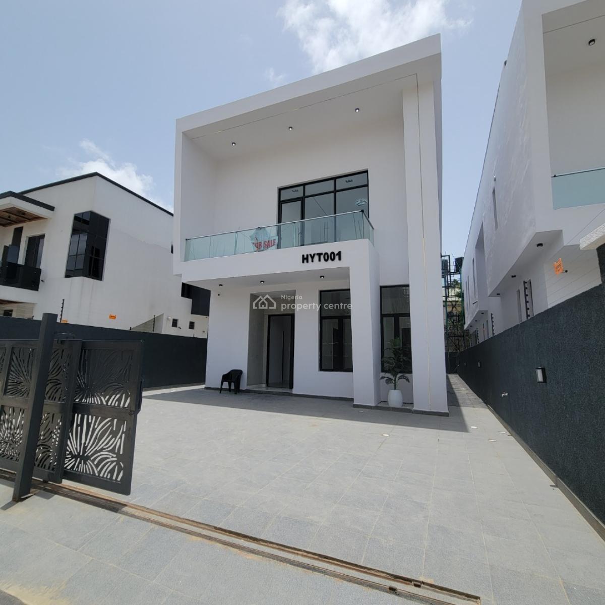 Gorgeous 5 Bedroom Duplex with a Bq and a Pool Within a Serene Estate, Chevron, Lekki, Lagos, Detached Duplex for Sale