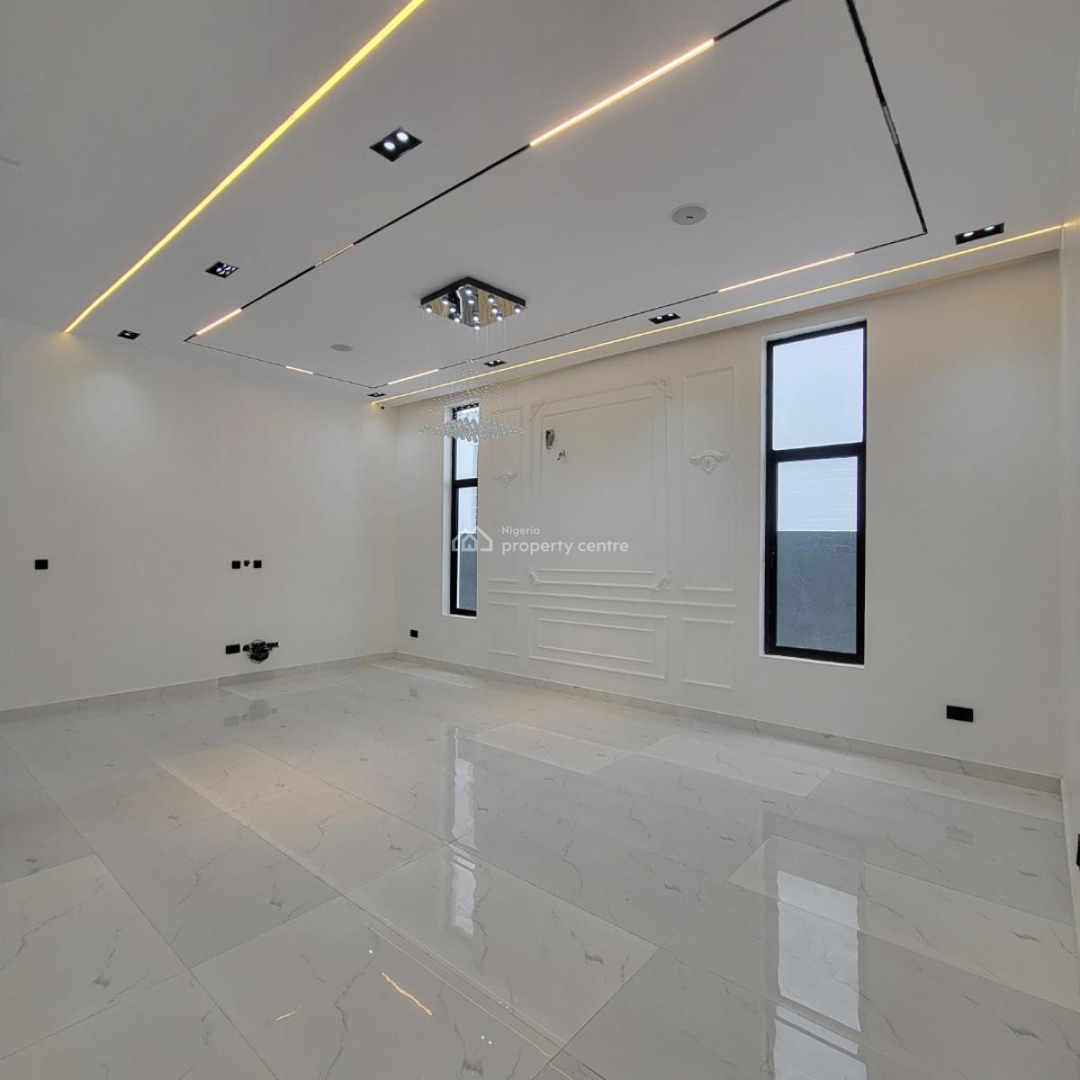 Gorgeous 5 Bedroom Duplex with a Bq and a Pool Within a Serene Estate, Chevron, Lekki, Lagos, Detached Duplex for Sale