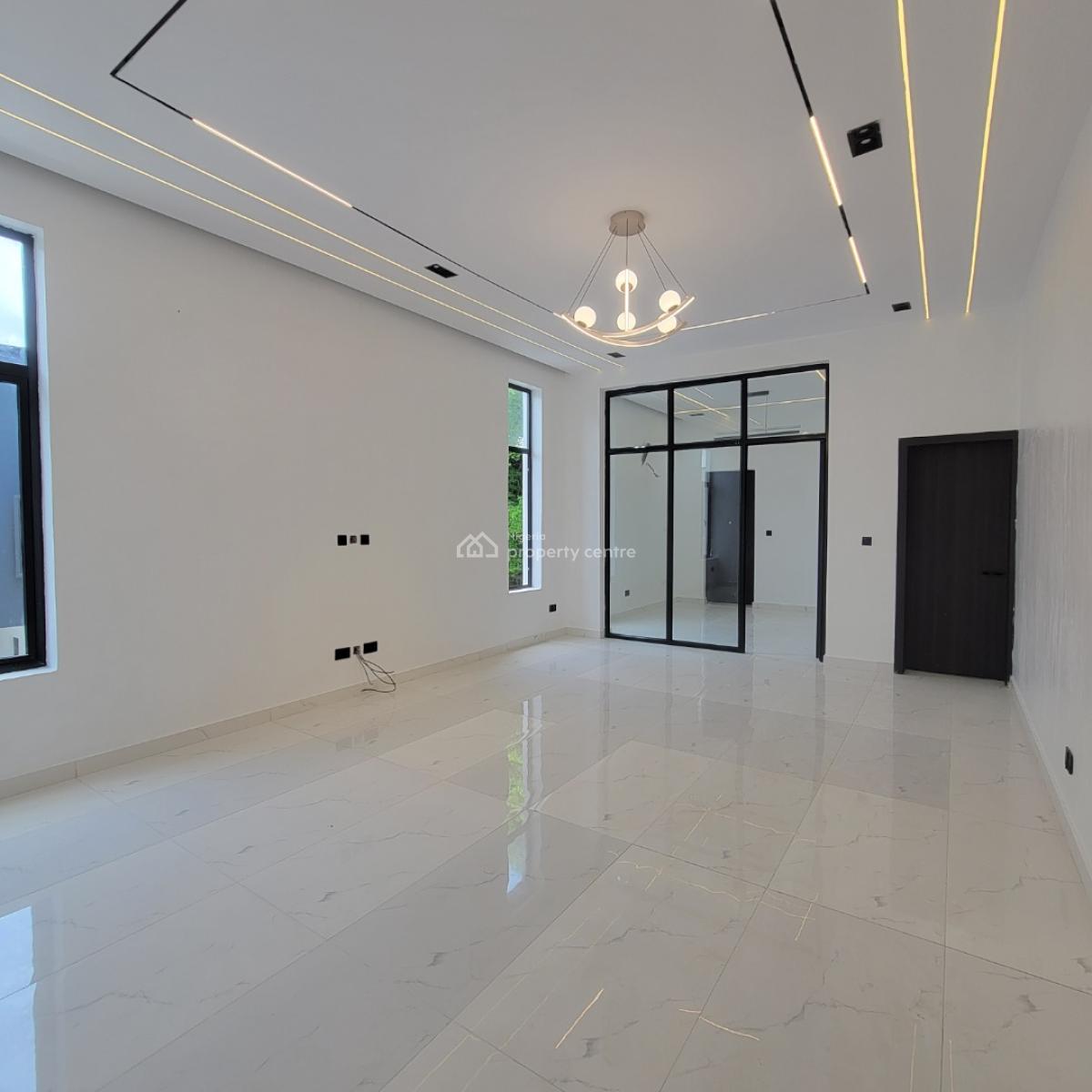 Gorgeous 5 Bedroom Duplex with a Bq and a Pool Within a Serene Estate, Chevron, Lekki, Lagos, Detached Duplex for Sale