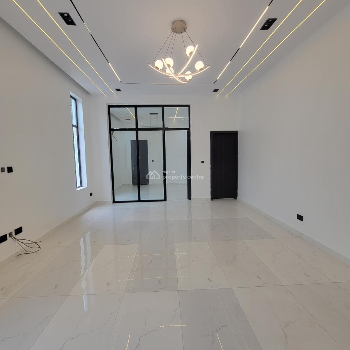 Gorgeous 5 Bedroom Duplex with a Bq and a Pool Within a Serene Estate, Chevron, Lekki, Lagos, Detached Duplex for Sale