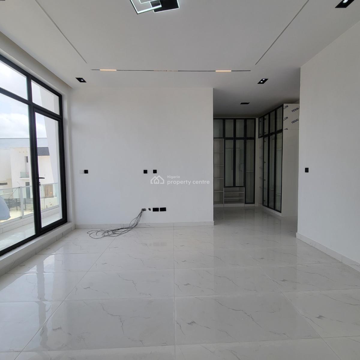 Gorgeous 5 Bedroom Duplex with a Bq and a Pool Within a Serene Estate, Chevron, Lekki, Lagos, Detached Duplex for Sale