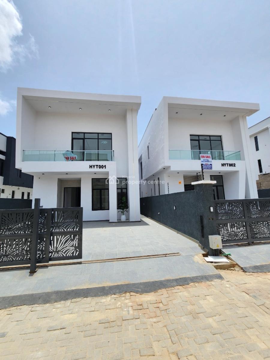 Luxury 5 Bedroom Fully Detached Duplex with Bq, Pool, Gym, Chevron, Lekki, Lagos, Detached Duplex for Sale