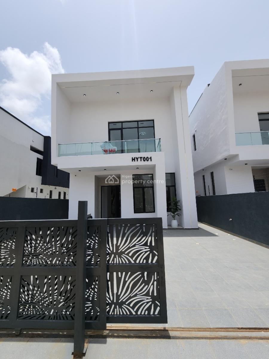 Luxury 5 Bedroom Fully Detached Duplex with Bq, Pool, Gym, Chevron, Lekki, Lagos, Detached Duplex for Sale
