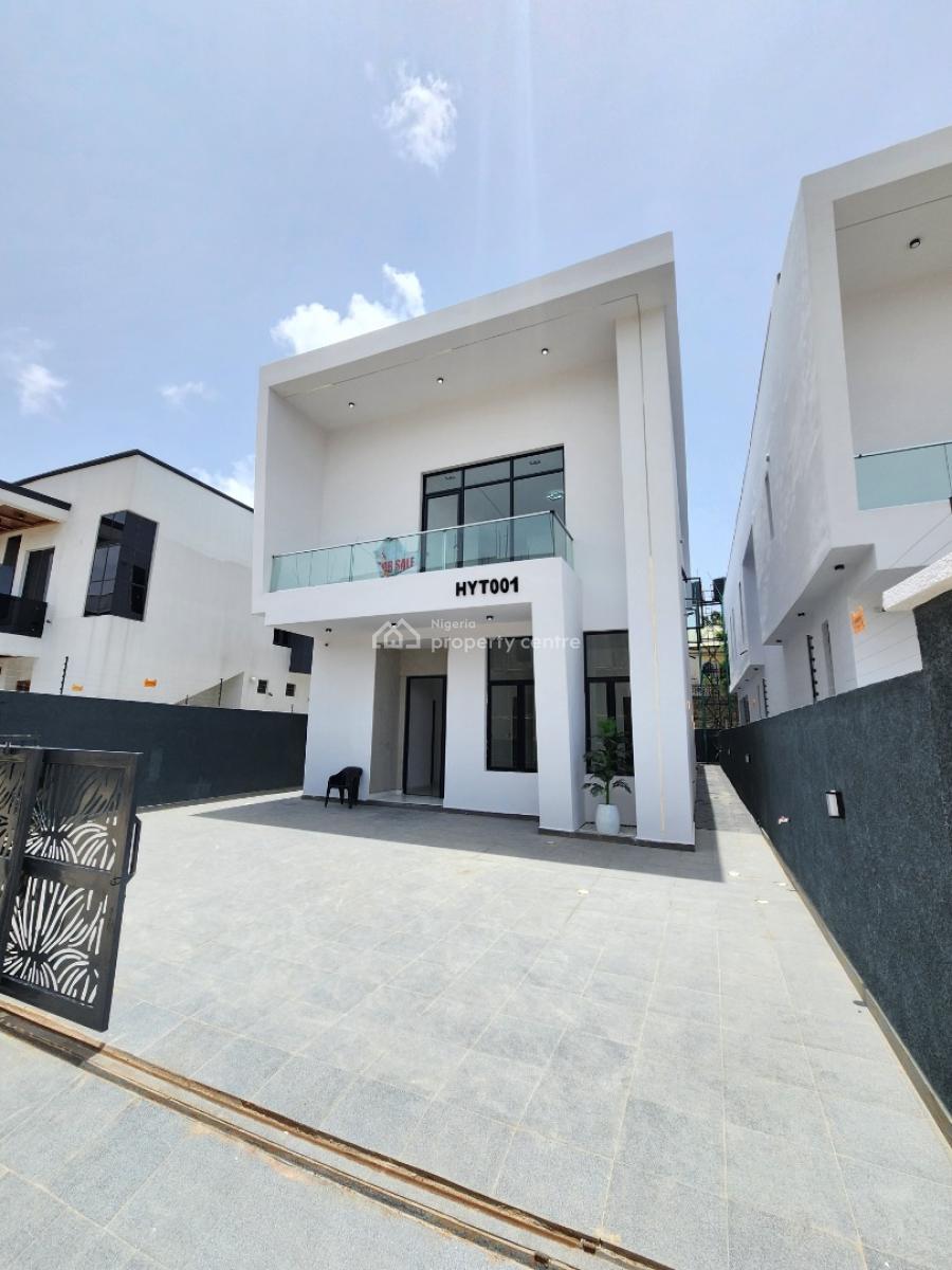 Luxury 5 Bedroom Fully Detached Duplex with Bq, Pool, Gym, Chevron, Lekki, Lagos, Detached Duplex for Sale