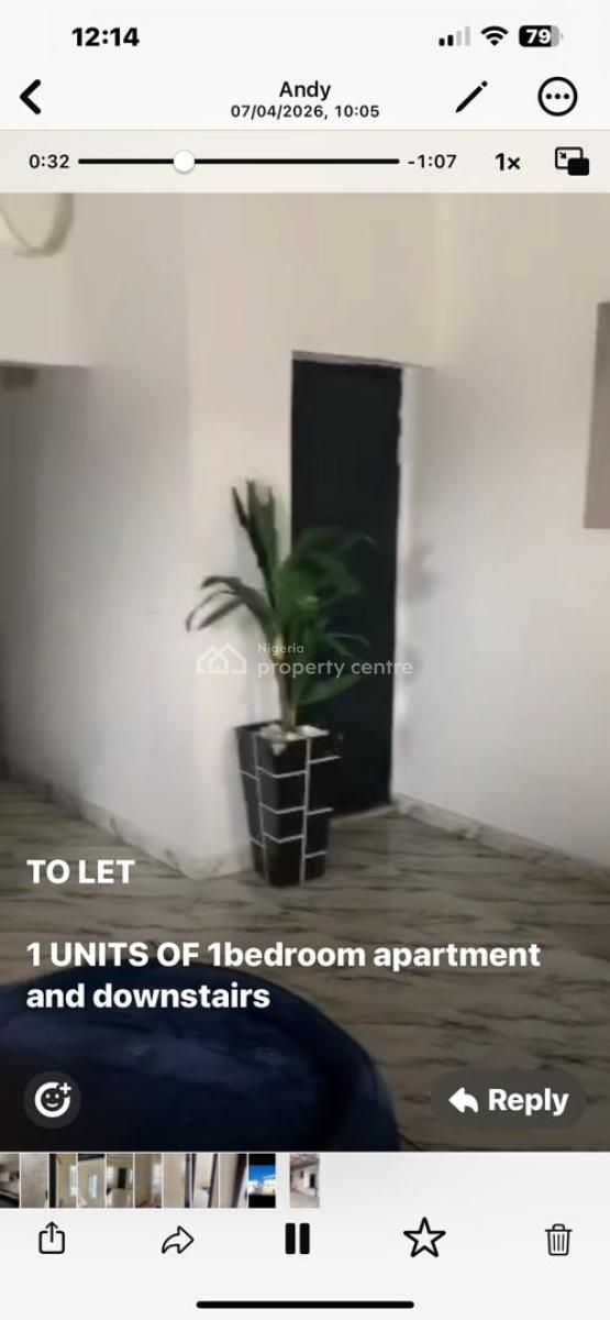 Luxury One Bedroom Mini Flat, Okun Ajah, Lekki, Lagos, Mini Flat (room and Parlour) for Rent
