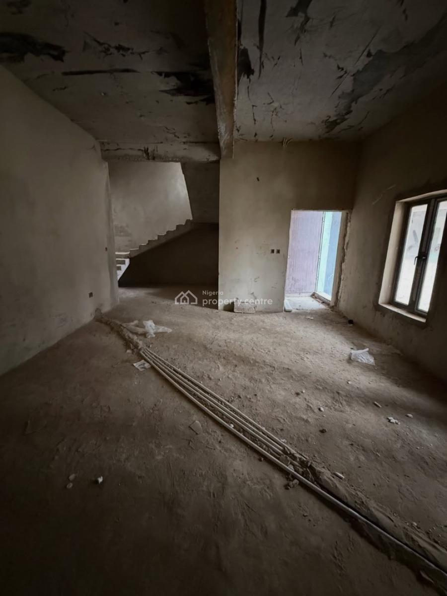 4 Bedroom Terrace Duplex with Bq (semi Finished), Jahi, Abuja, Terraced Duplex for Sale