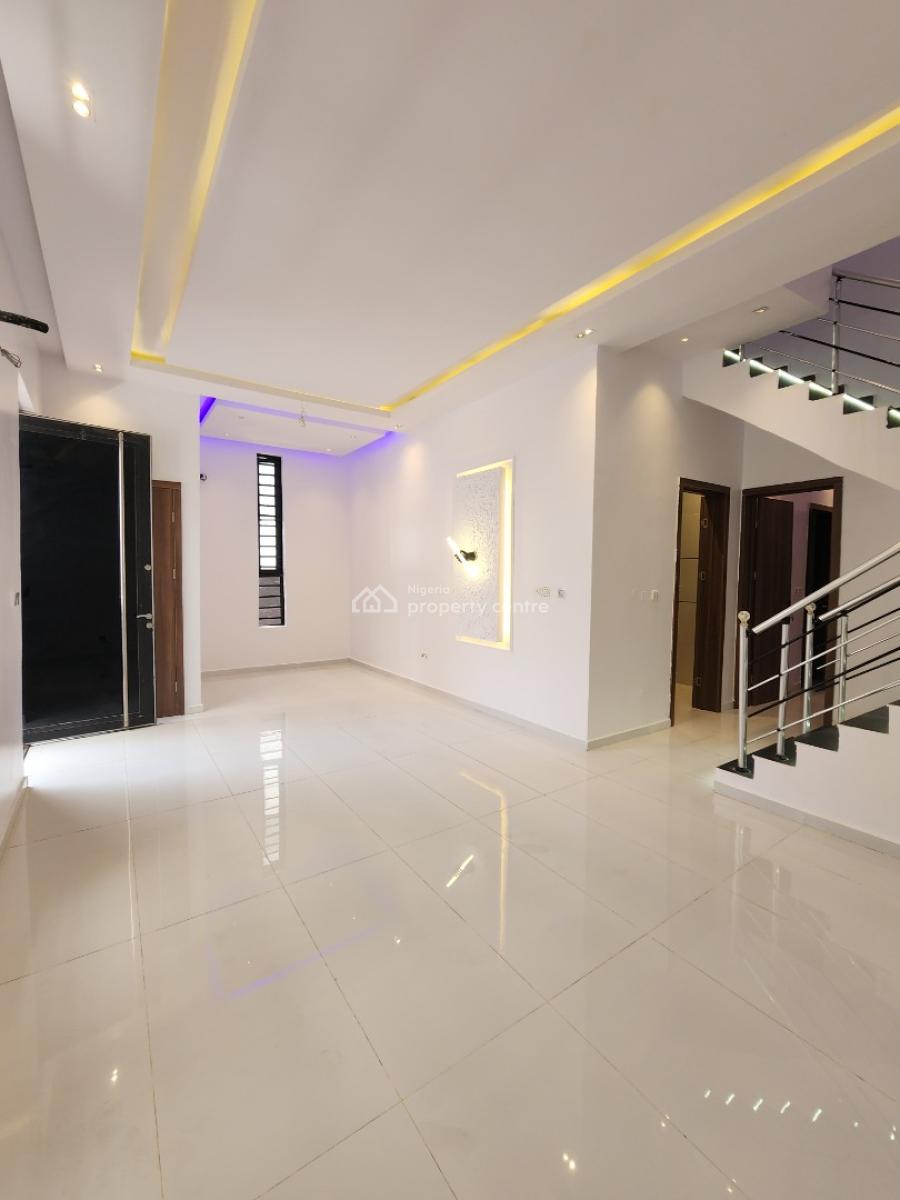 Luxury 4 Bedroom Semi Detached Duplex with Bq in a Secured Estate, Chevron, Lekki, Lagos, Semi-detached Duplex for Sale