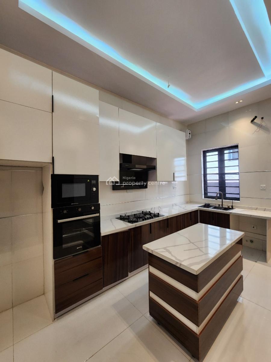 Luxury 4 Bedroom Semi Detached Duplex with Bq in a Secured Estate, Chevron, Lekki, Lagos, Semi-detached Duplex for Sale