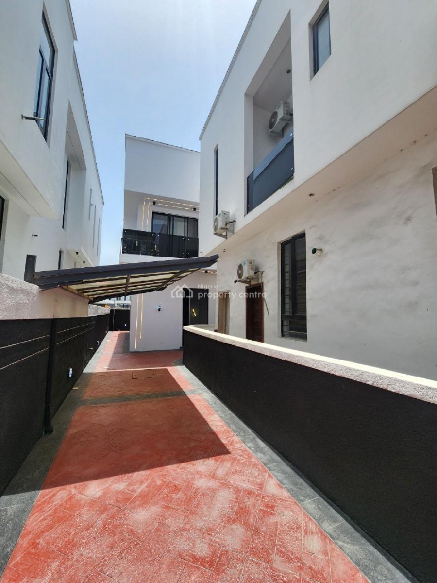 Luxury 4 Bedroom Semi Detached Duplex with Bq in a Secured Estate, Chevron, Lekki, Lagos, Semi-detached Duplex for Sale