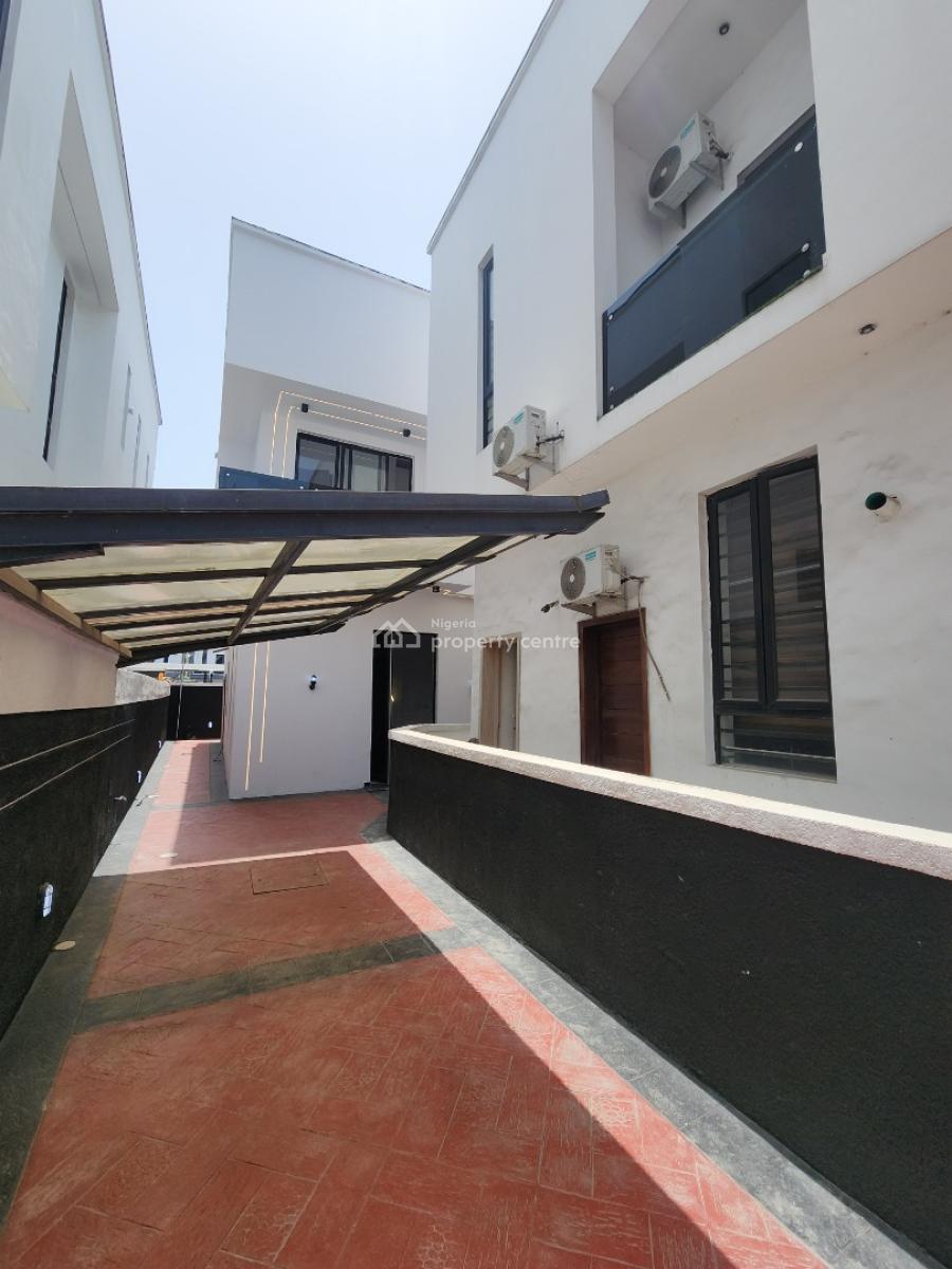Luxury 4 Bedroom Semi Detached Duplex with Bq in a Secured Estate, Chevron, Lekki, Lagos, Semi-detached Duplex for Sale