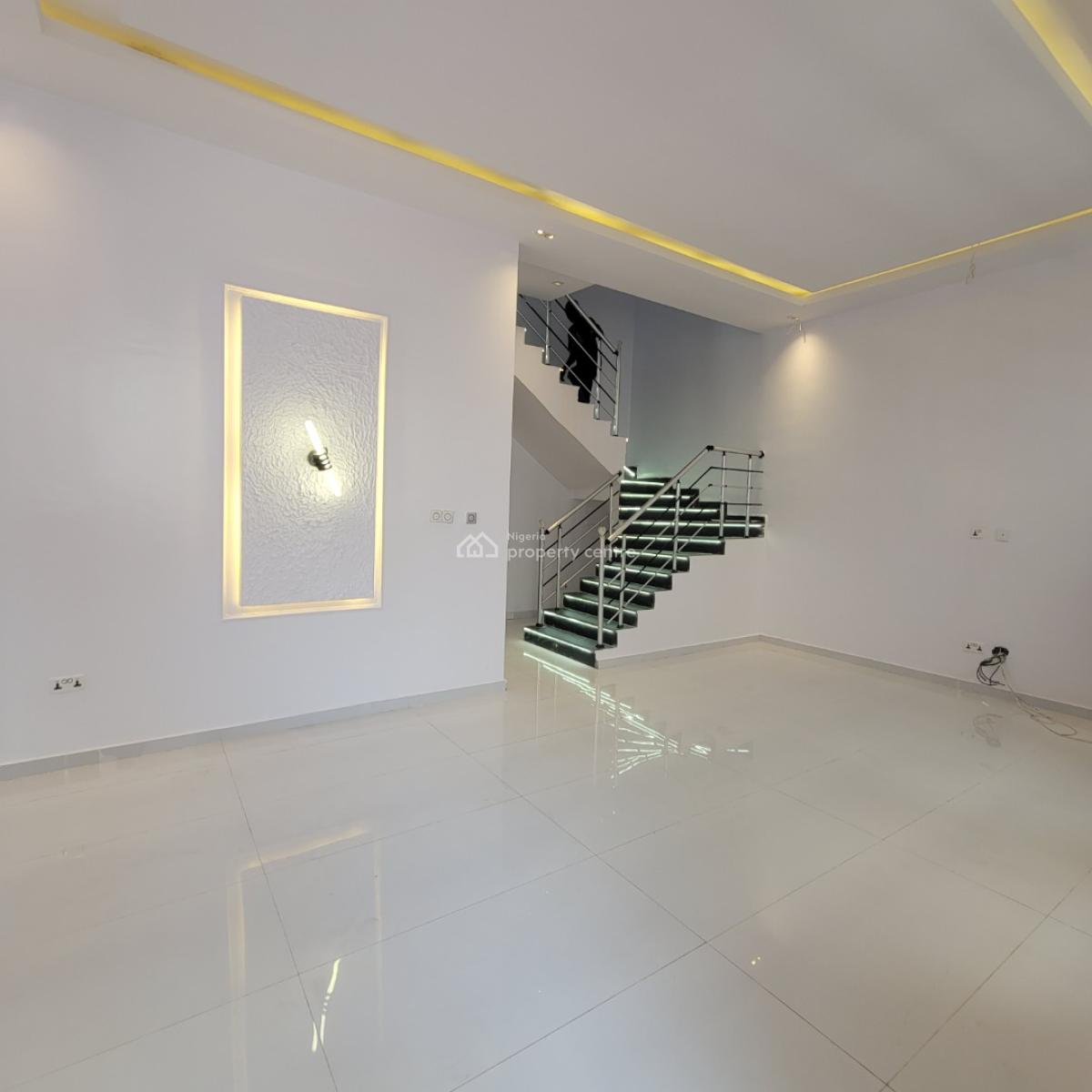 Stunning 4 Bedroom Semi Detached Duplex with a Bq, Chevron, Lekki, Lagos, Semi-detached Duplex for Sale