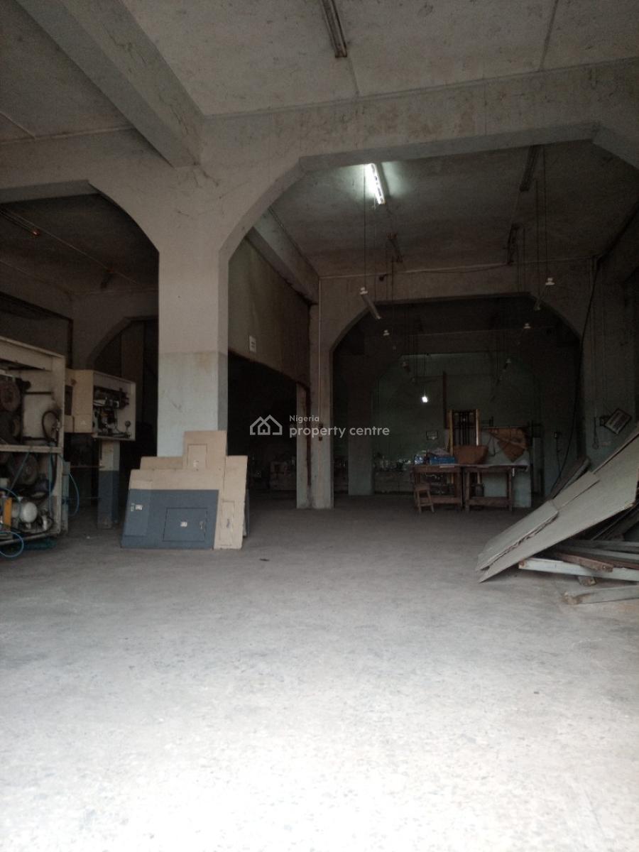 an Open Space of About 201 Sam Ground Floor Is Available for Commercia, Ifako, Gbagada, Lagos, Commercial Property for Rent