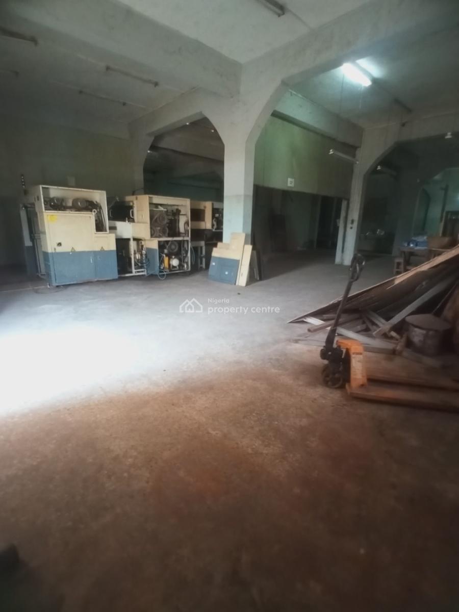 an Open Space of About 201 Sam Ground Floor Is Available for Commercia, Ifako, Gbagada, Lagos, Commercial Property for Rent