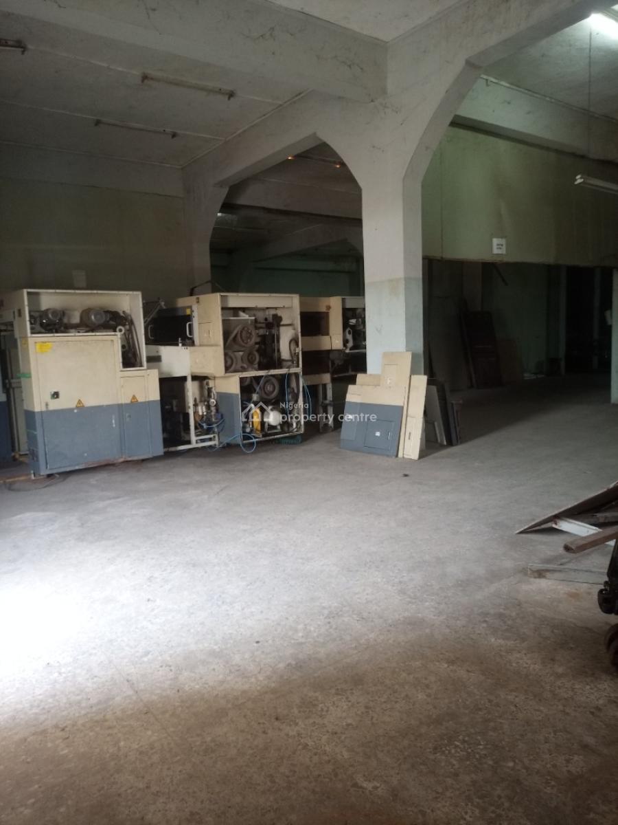 an Open Space of About 201 Sam Ground Floor Is Available for Commercia, Ifako, Gbagada, Lagos, Commercial Property for Rent