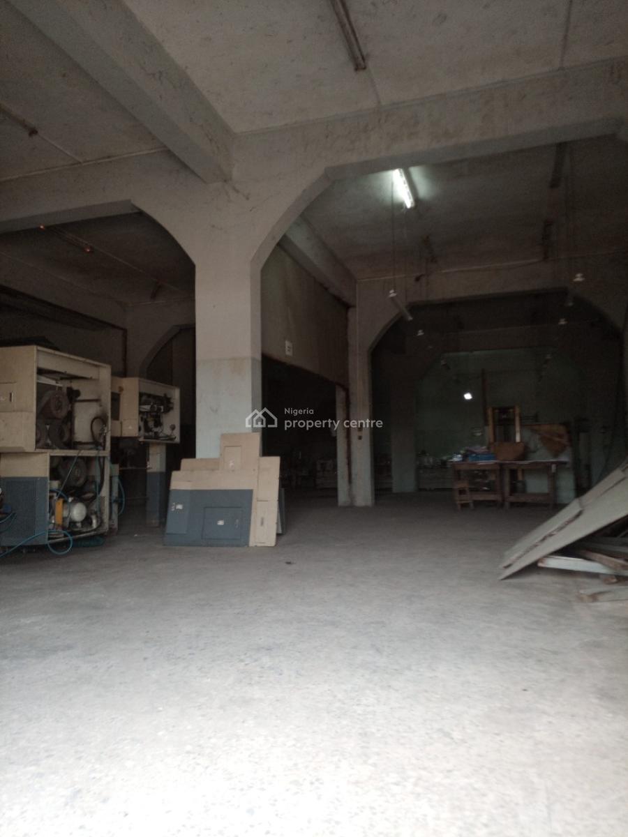an Open Space of About 201 Sam Ground Floor Is Available for Commercia, Ifako, Gbagada, Lagos, Commercial Property for Rent