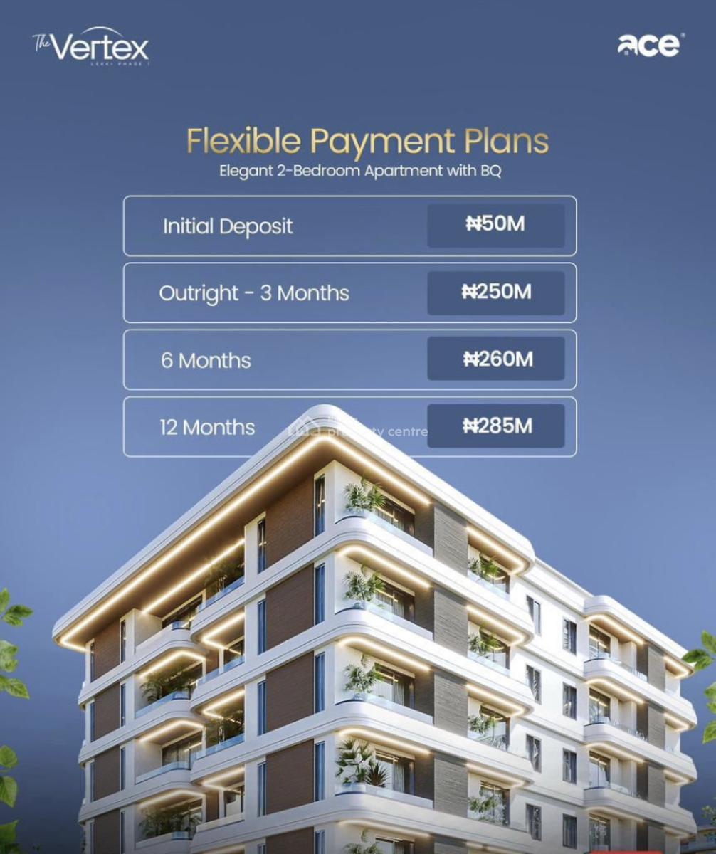 Elegant 2 Bedroom Apartment with Bq, Lekki Phase 1, Lekki, Lagos, Flat / Apartment for Sale