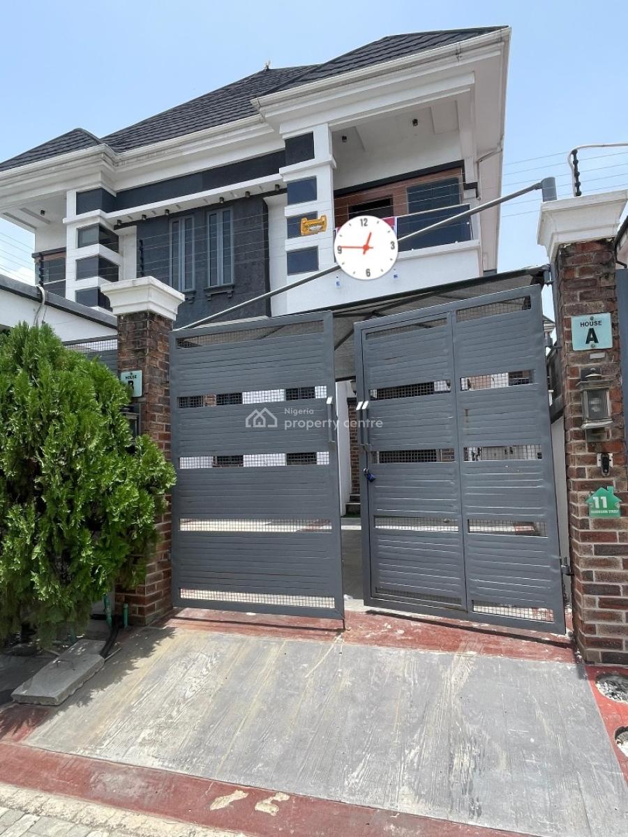 4bedroom Semi Detached Duplex with a Bq, Chevron, Lekki, Lagos, Semi-detached Duplex for Rent
