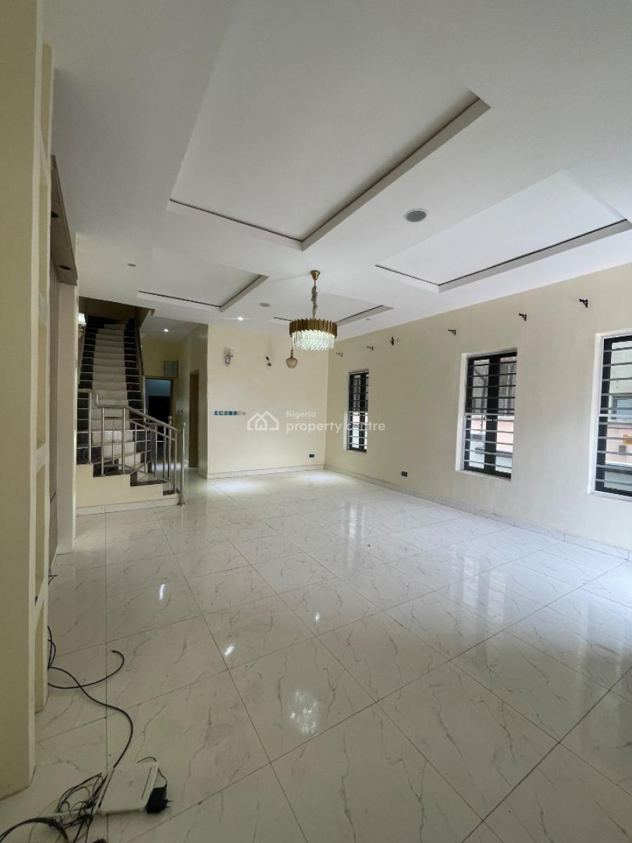 4bedroom Semi Detached Duplex with a Bq, Chevron, Lekki, Lagos, Semi-detached Duplex for Rent