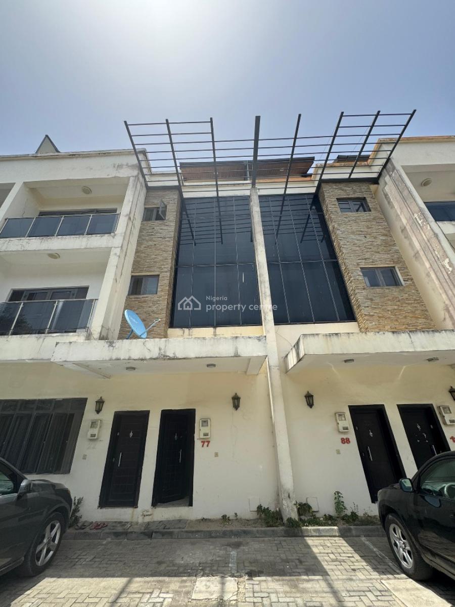 3 Bedroom Townhouse with Bq, Milano Courts, Ikate, Lekki, Lagos, House for Rent
