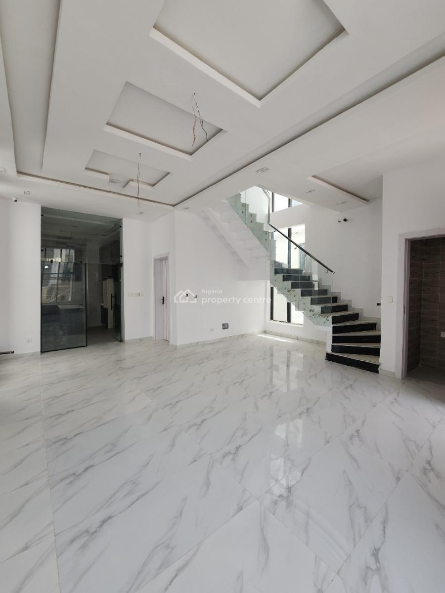 Lovely 4 Bedroom Detached Duplex with Bq, Pool in a Secured Estate, Chevron, Lekki, Lagos, Detached Duplex for Sale