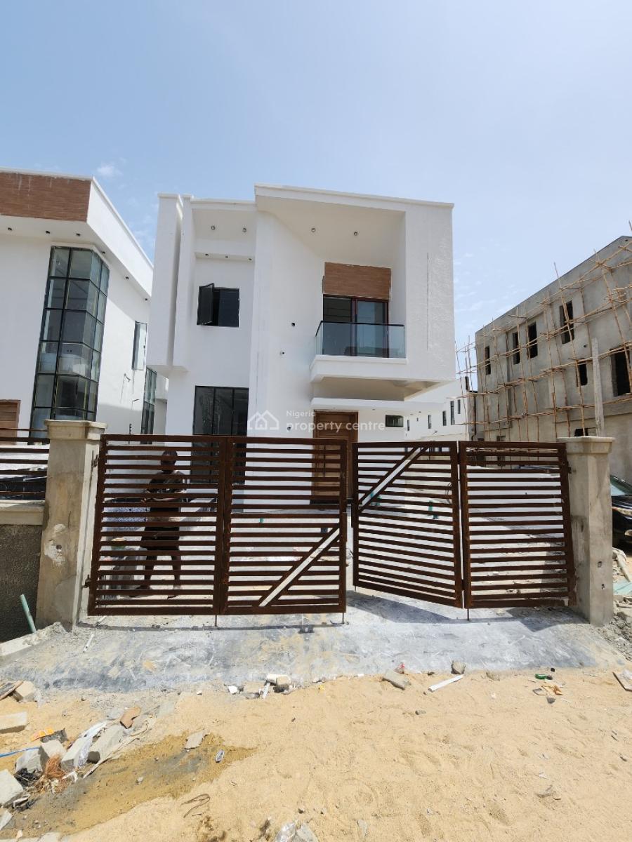 Lovely 4 Bedroom Detached Duplex with Bq, Pool in a Secured Estate, Chevron, Lekki, Lagos, Detached Duplex for Sale